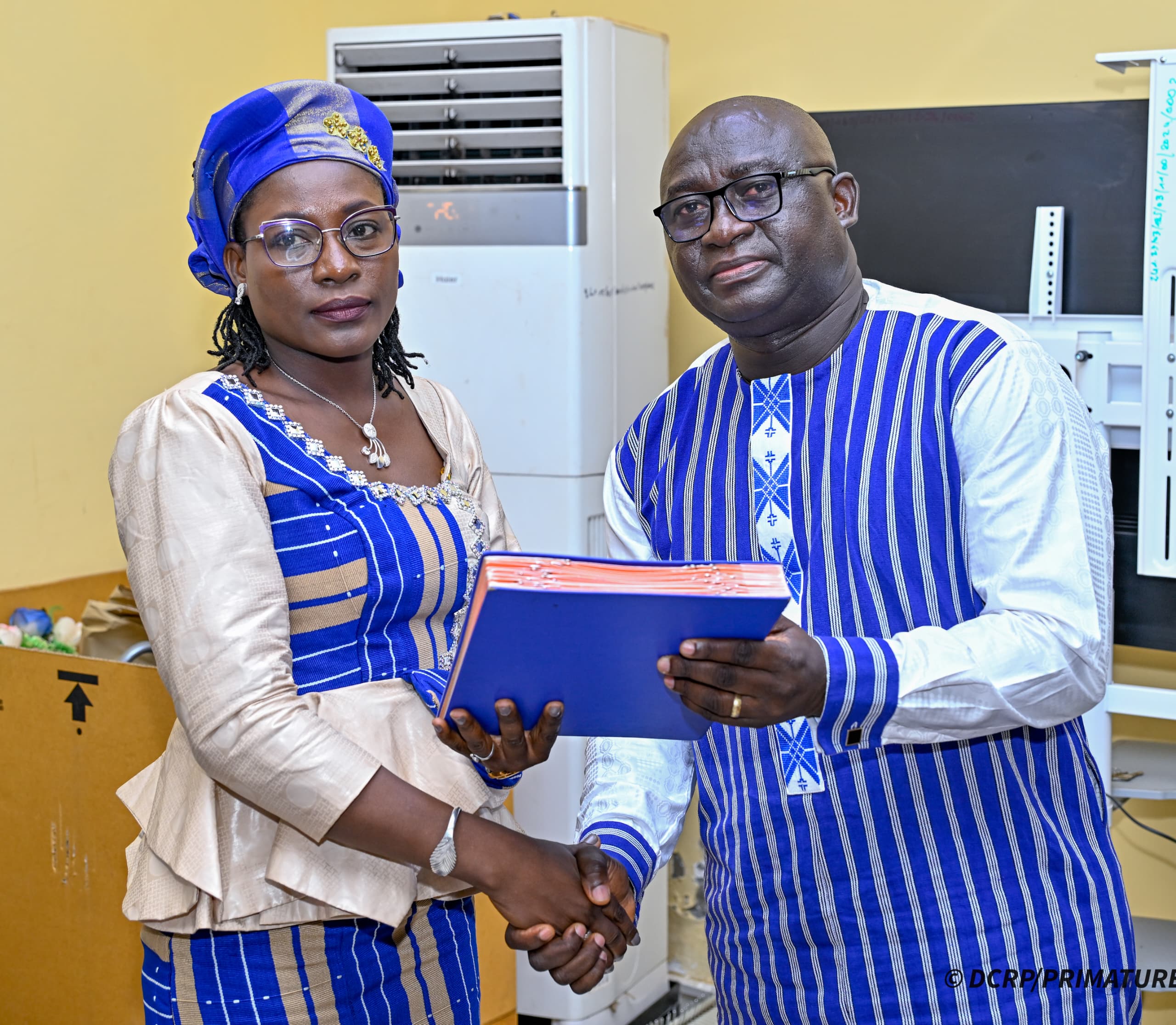 La cérémonie d’installation officielle de trois nouveaux chefs de département présidée par le Secrétaire général, Abdou-Salam Gampéné, 23 juillet 2025