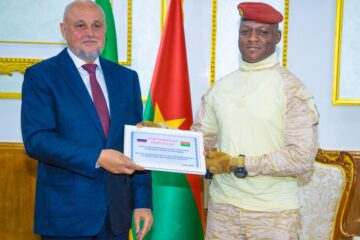 Le Président du Faso a reçu en audience une délégation de la Fédération de Russie, 30 juillet 2025