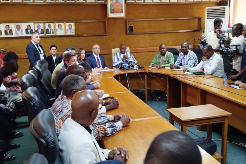 Conférence de presse du ministère de la Santé sur la première transplantation rénale au Burkina Faso, 30 juillet 2025