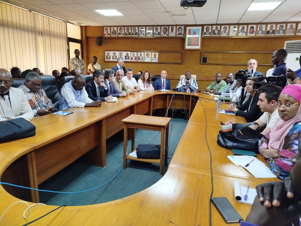 Conférence de presse du ministère de la Santé sur la première transplantation rénale au Burkina Faso, 30 juillet 2025
