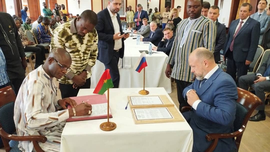 Dans le cadre de la coopération bilatérale, le Burkina Faso et la Russie ont effectué 48h de travaux au Burkina, 29 au 30 juillet 2025