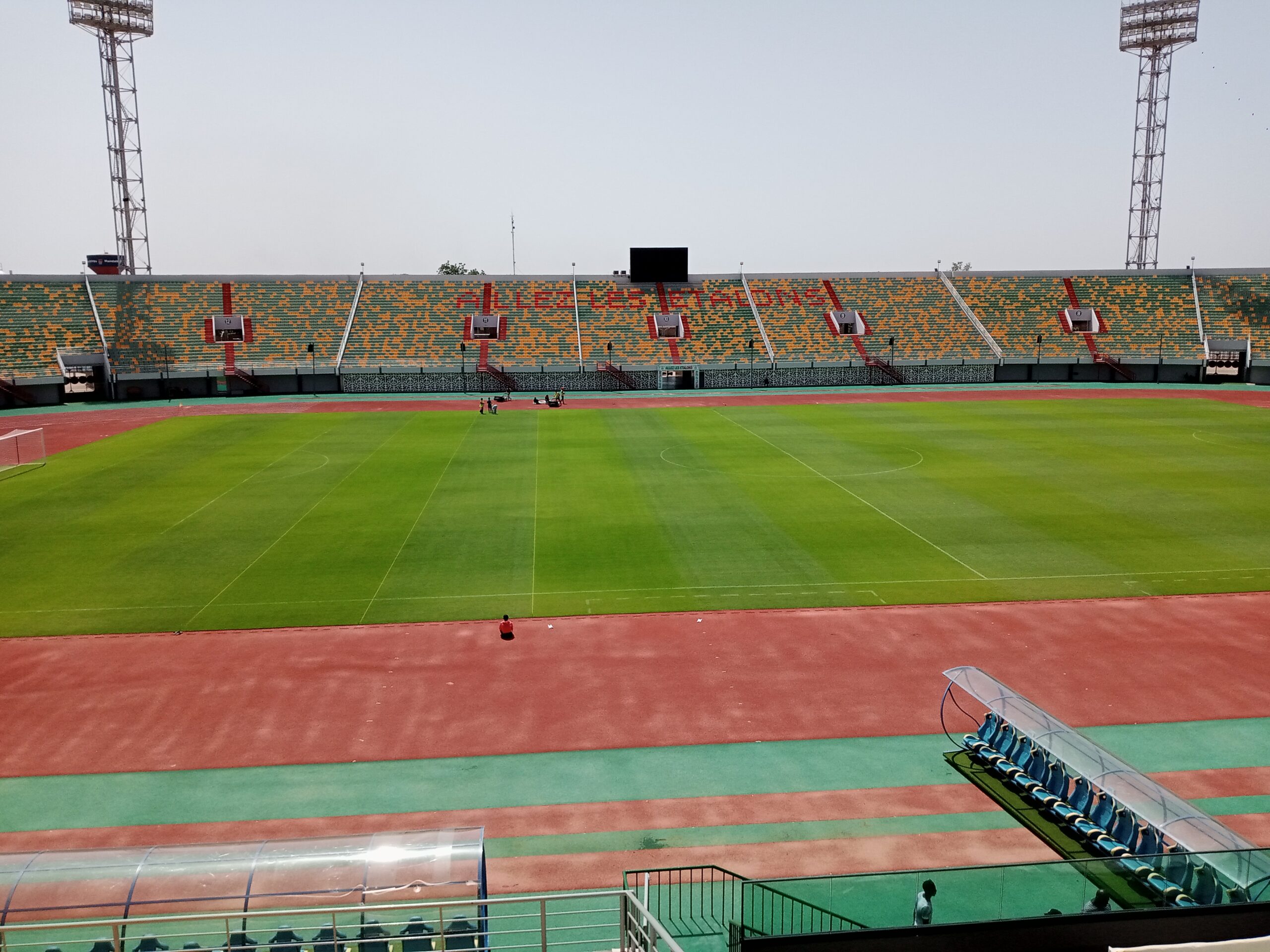 Visite du stade du 4-août par la rédaction de La Tribune du Faso, 16 juillet 2025