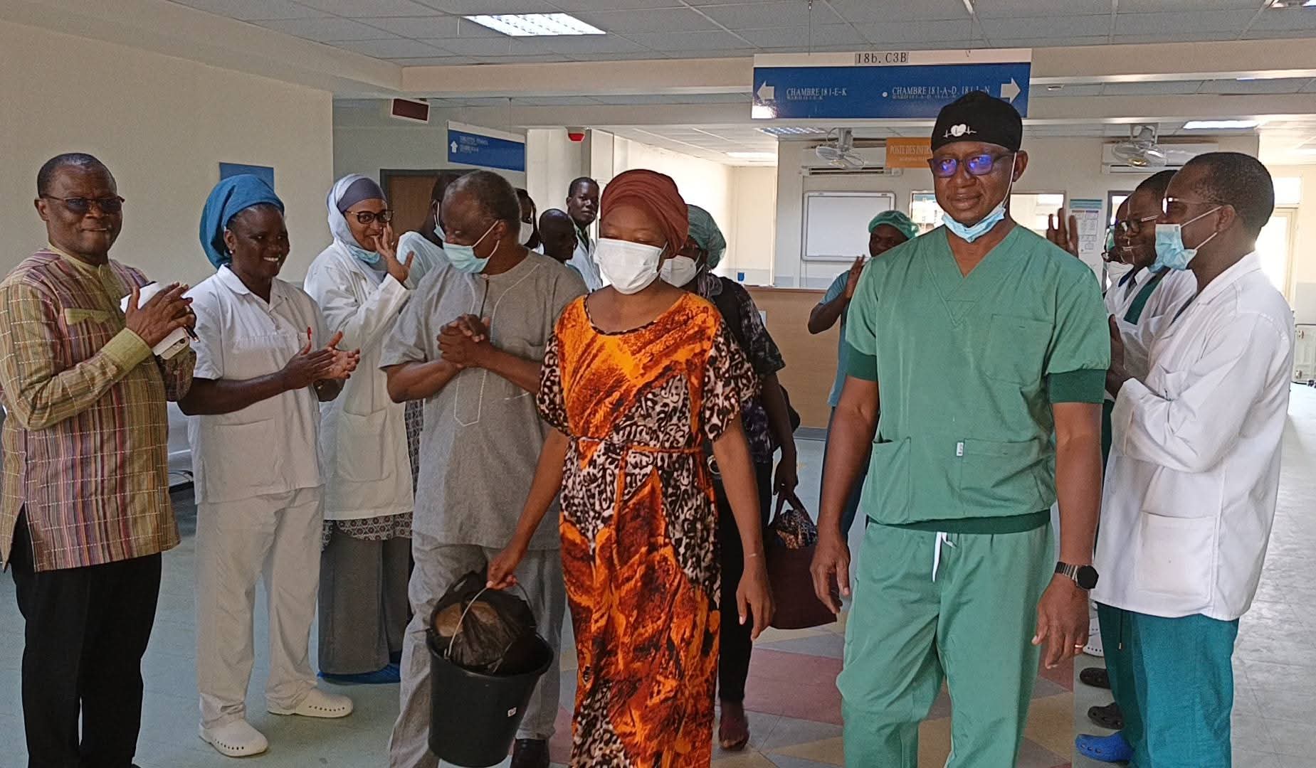 Première transplantation rénale au Burkina, la patiente est sortie de l'hôpital, 14 août 2025