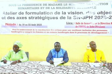Atelier technique des acteurs intervenant dans la défense des droits des personnes handicapées, 18 au 22 août 2025 à Bobo