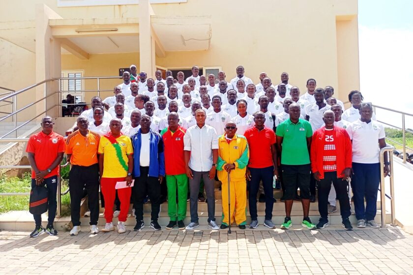 La FBF a formé des entraîneurs de base en quête de la Licence D CAF