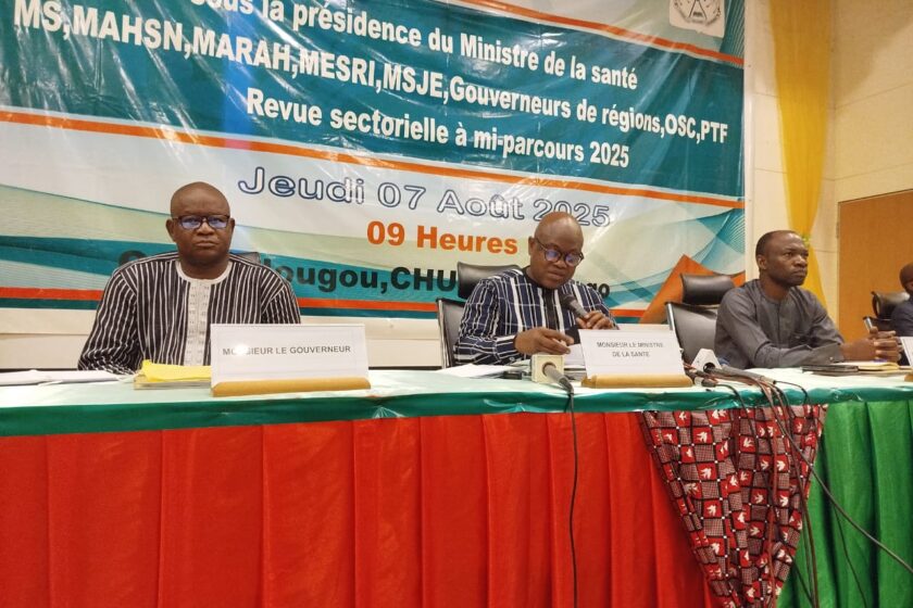 Cadre sectoriel de dialogue Santé, 7 août 2025