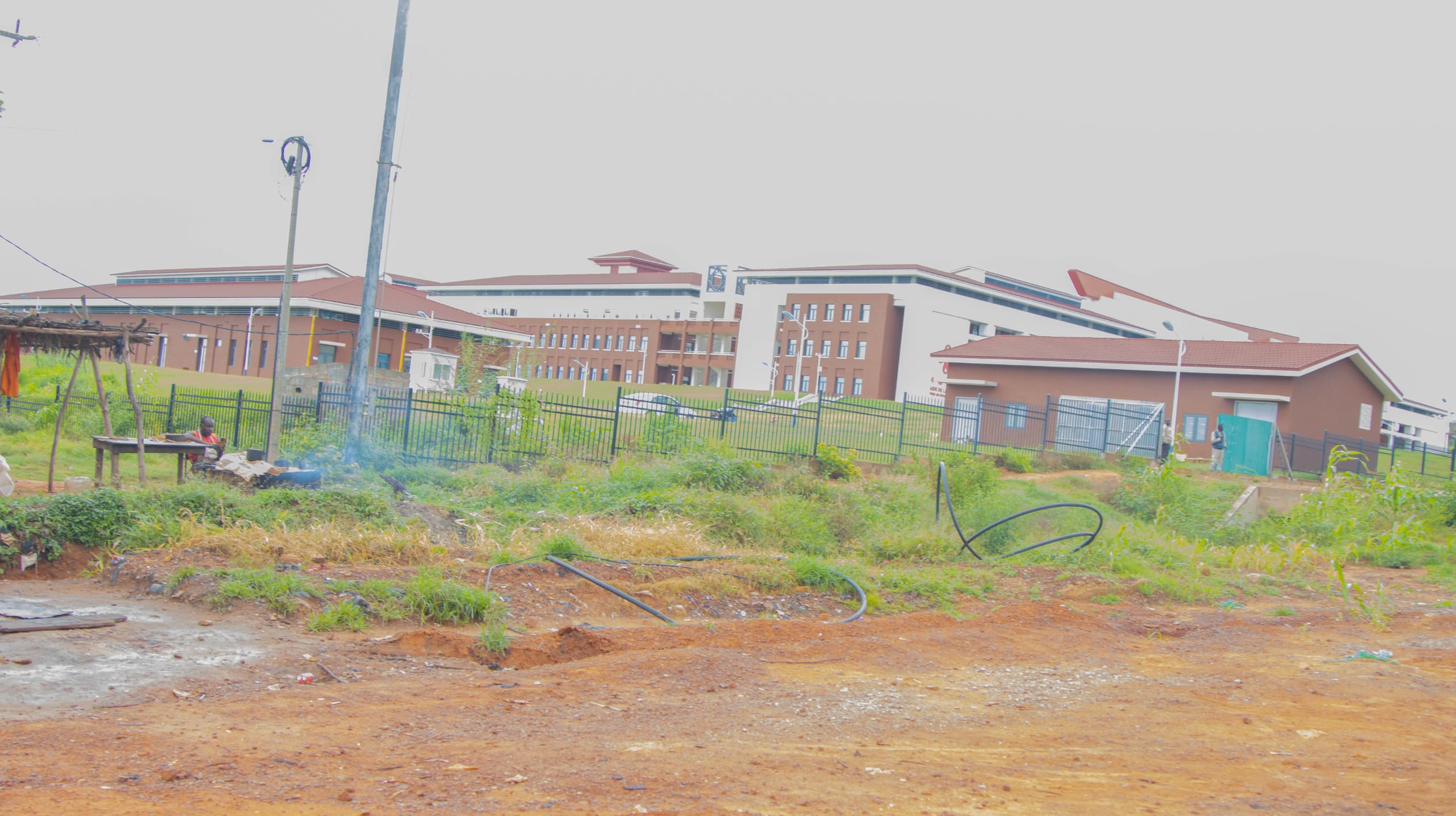 Visite de la caravane de presse sur le chantier de Faso Mêbo à Bobo, 8 août 2025