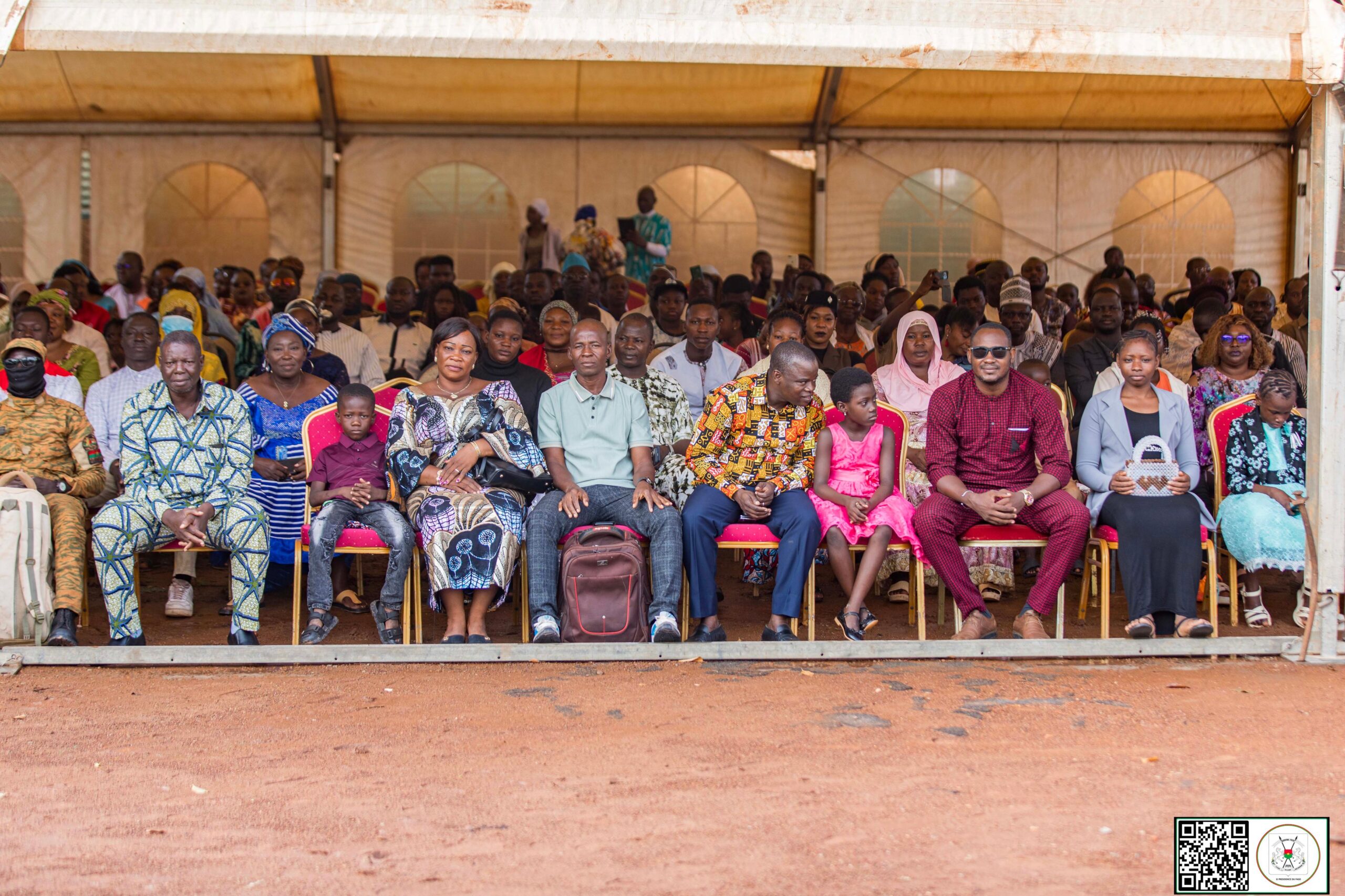 Cérémonie de clôture de la première édition du Camp vacances Faso Mêbo, 23 août 2025 à Ouagadougou