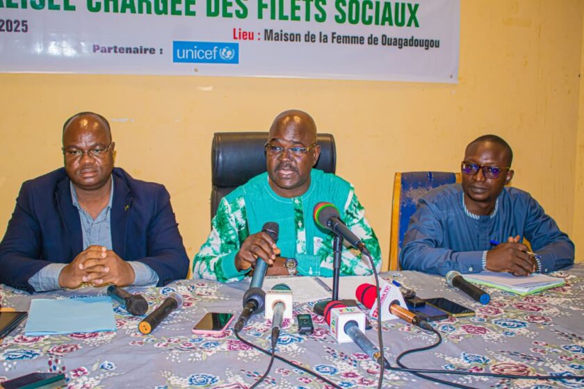 Le Secrétariat permanent du Conseil national pour la protection sociale (SP-CNPS) a ouvert, ce 28 août 2025 à Ouagadougou, la cellule interministérielle spécialisée chargée des filets sociaux