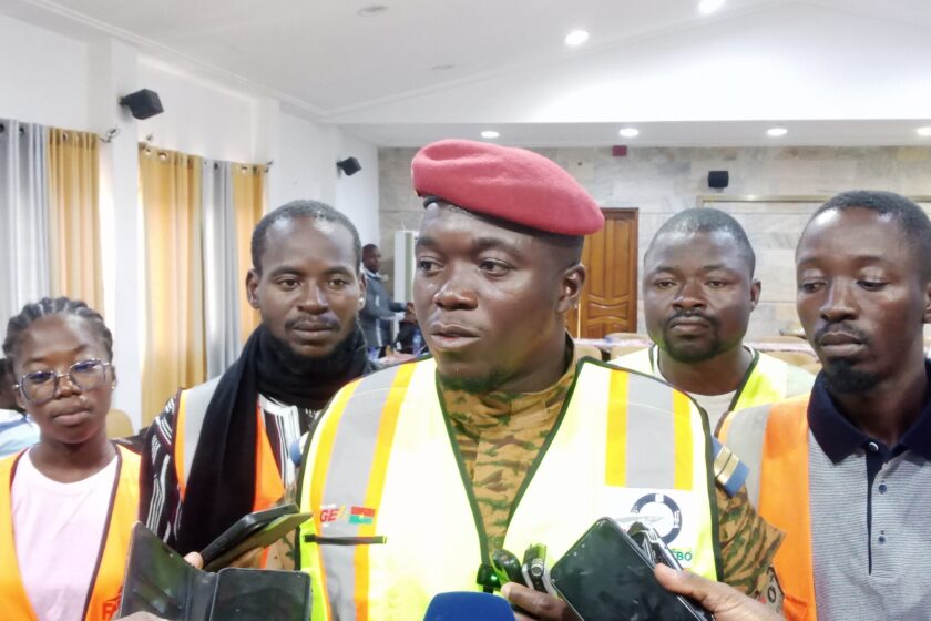 Présentation de l'Initiative présidentielle Faso Mêbo lors de l'atelier d'information des journalistes et communicateurs à Bobo, 6 au 10 août 2025