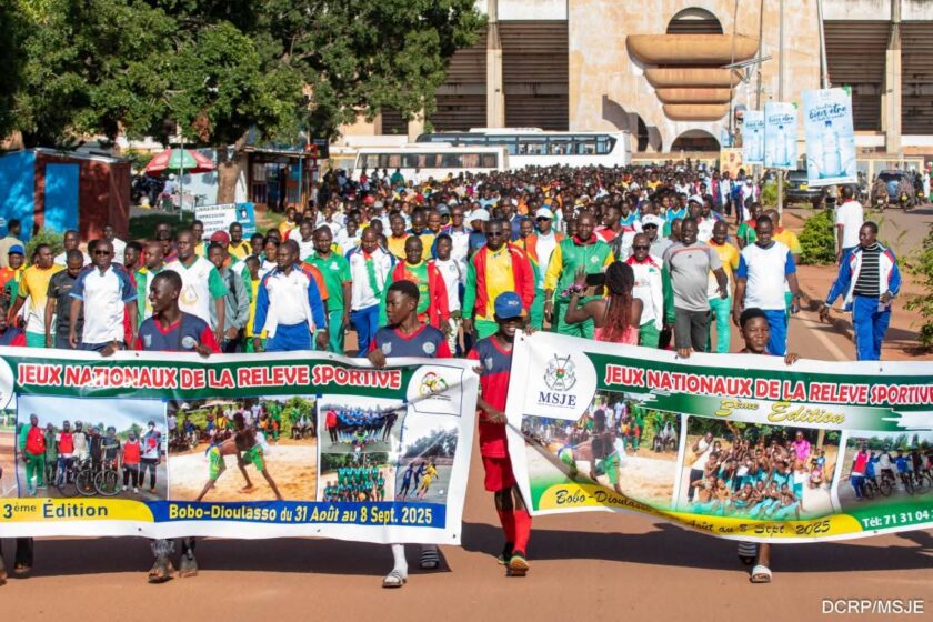 Lancement de la 3e édition des Jeux Nationaux de la Relève Sportive, 2 septembre 2025 à Bobo