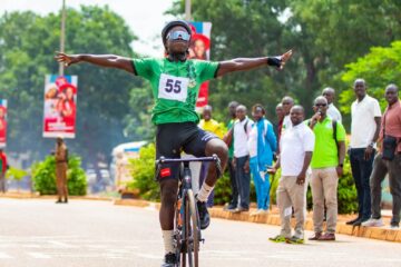 L'épreuve de la course contre-la-montre individuelle en cyclisme de la 3e édition de la JNRES, 3 septembre 2025