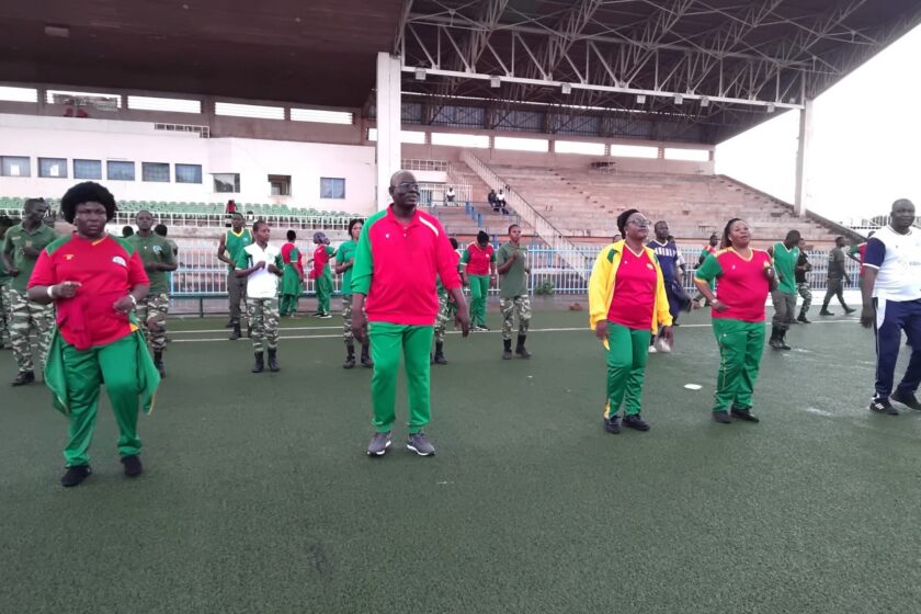 Le gouverneur de la région du Kadiogo Abdoulaye Bassinga a invité les corps constitués à l'initiative Sport pour tous, 4 septembre 2025