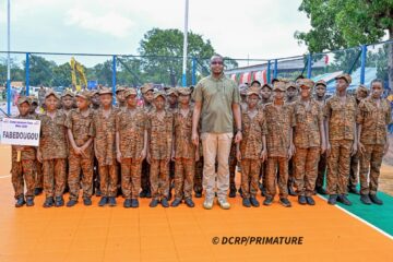 Le Premier ministre a présidé la cérémonie de clôture du camp vacances Faso Mêbo de la région du Guiriko, 7 septembre 2025