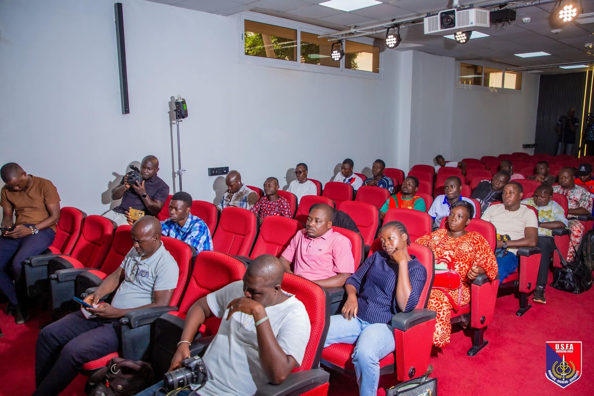 Conférence de presse d'avant match coupe de la conférence USFA contre l'AS Gbohloe-Su des Lacs du Togo, 18 septembre 2025