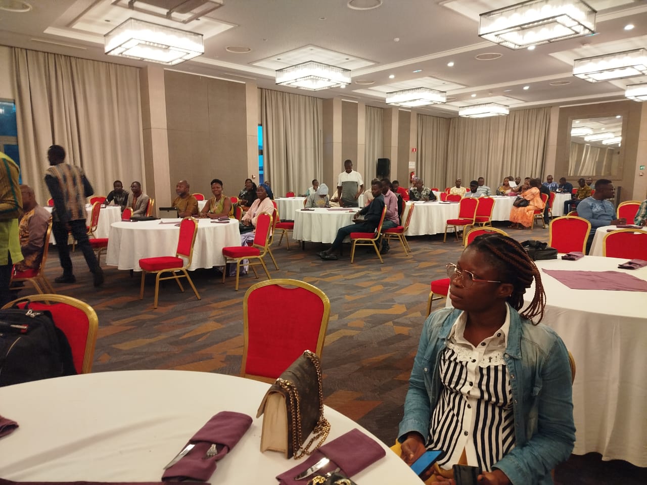 La Direction générale de l’Agence burkinabè de la cinématographie et de l’audiovisuel (ABCA) a organisé un déjeuner de presse pour présenter la structure, 4 septembre 2025