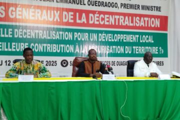 Le ministère chargé de l'Administration territoriale a organisé les États généraux de la décentralisation, 10 septembre 2025 à Ouagadougou