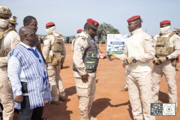 Le Chef de l'Etat remet du matériel à l'initiative présidentielle Faso Mêbo au profit de 4 brigades, 12 septembre 2025