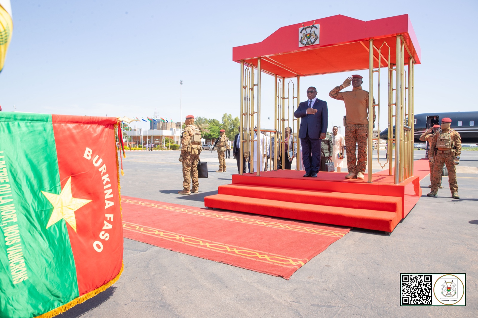 Le Président de la Sierra Leone en visite de travail et d'amitié au Burkina, 16 septembre 2025