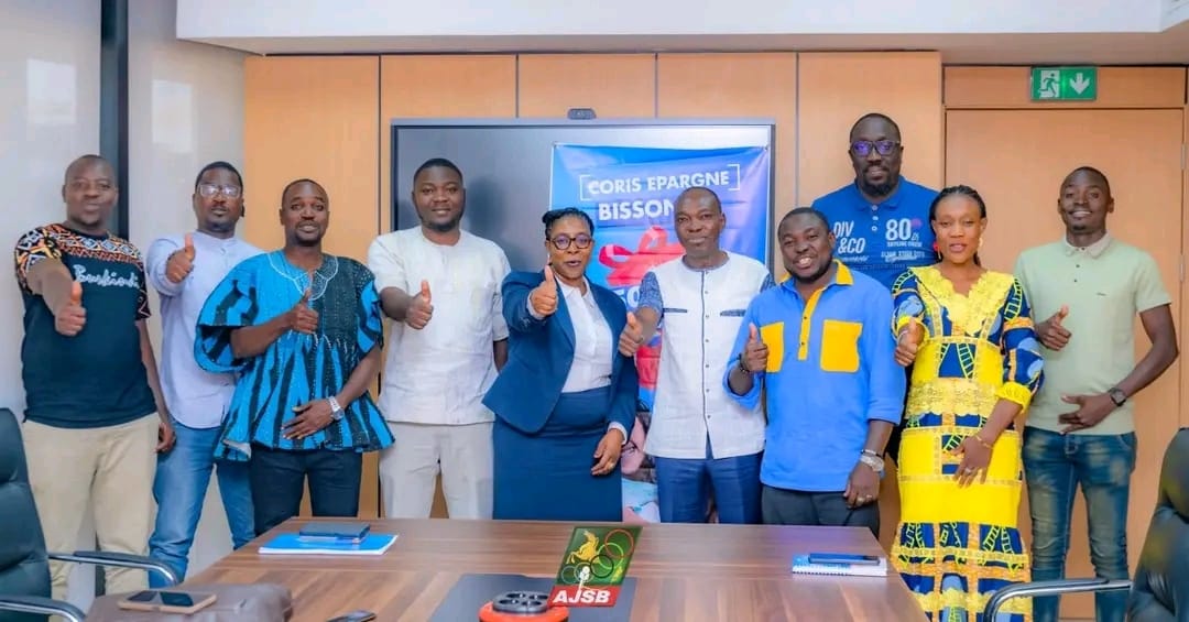 Visite de l'AJSB chez son partenaire Crois Bank international