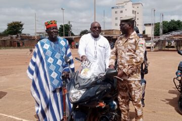 Lancement officiel de la Brigade motorisée de sécurité et d'intervention (BMSI), 10 septembre 2025 à Ouagadougou
