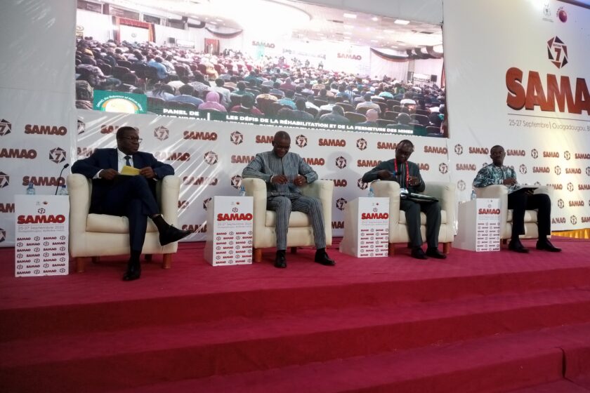 Panel de haut de la SAMAO sur la réhabilitation et fermeture des mines en Afrique, 25 septembre 2025