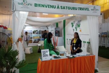 Zoom sur le stand de l'agence de voyage Satguru Travel au SITHO 2025