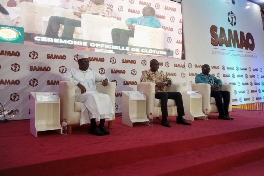 Cérémonie de clôture de la 7e édition de la SAMAO, 26 septembre 2025