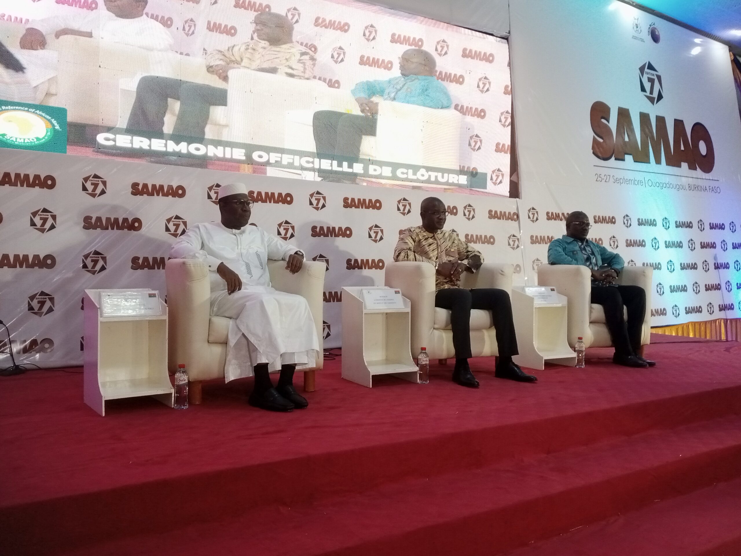 Cérémonie de clôture de la 7e édition de la SAMAO, 26 septembre 2025
