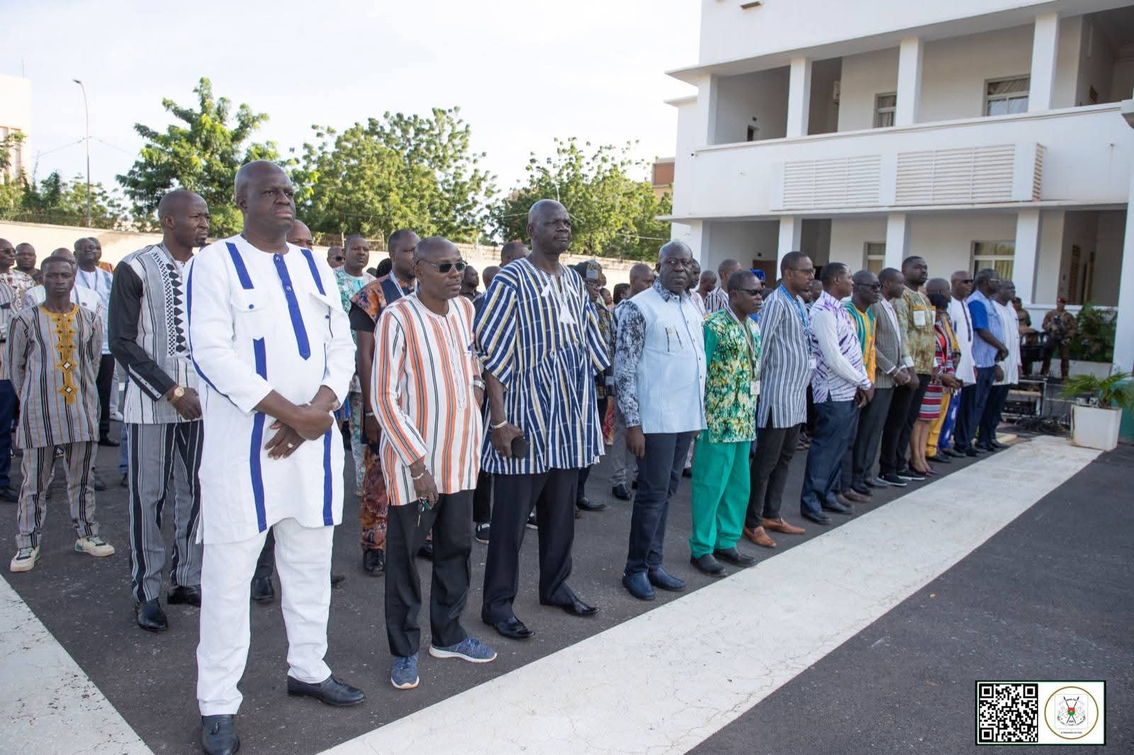 Montée des couleurs à la Présidence du Faso, 6 octobre 2025