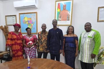 Une délégation de l'UCAP Burkina reçue en audience par le Président du CSC, 21 octobre 2025
