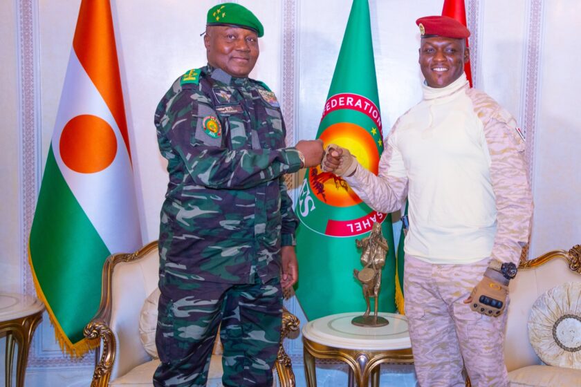 Visite d'amitié et de travail du président Nigerien Gal Abdurahman Tiana au Burkina, 30 septembre 2025