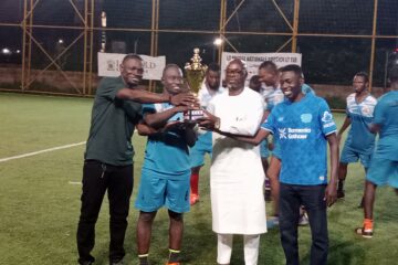 L'équipe de la Presse écrite et en ligne privée a remporté la 18e édition du Tournoi inter rédactions (TIR), 10 octobre 2025