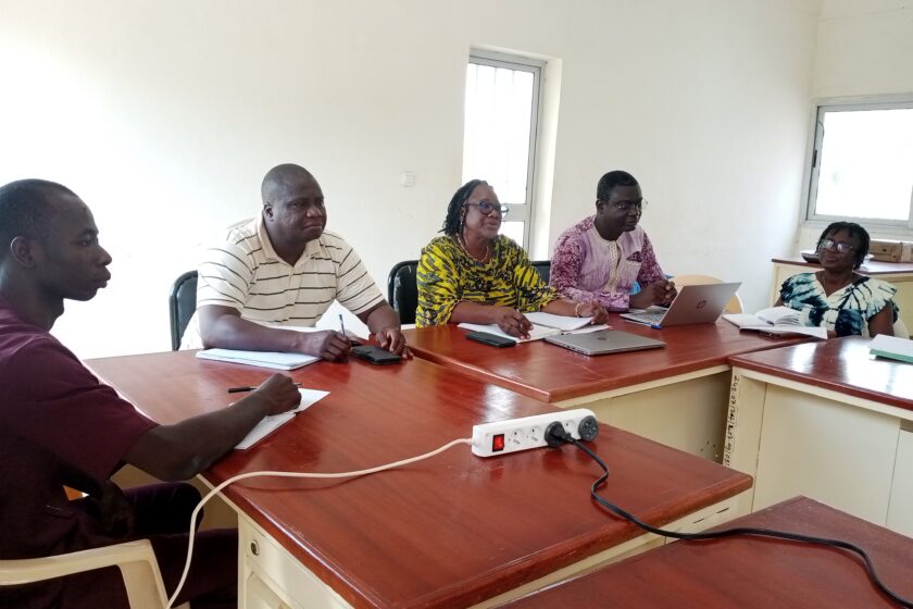 Le FONRID a procédé à l'évaluation de la mise en œuvre du projet des recherches à Bobo, 14 octobre 2025