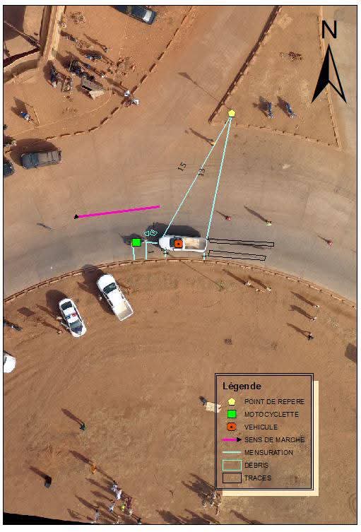 Expérimentation des constats d'accident avec drone par la Police nationale, 19 novembre 2025