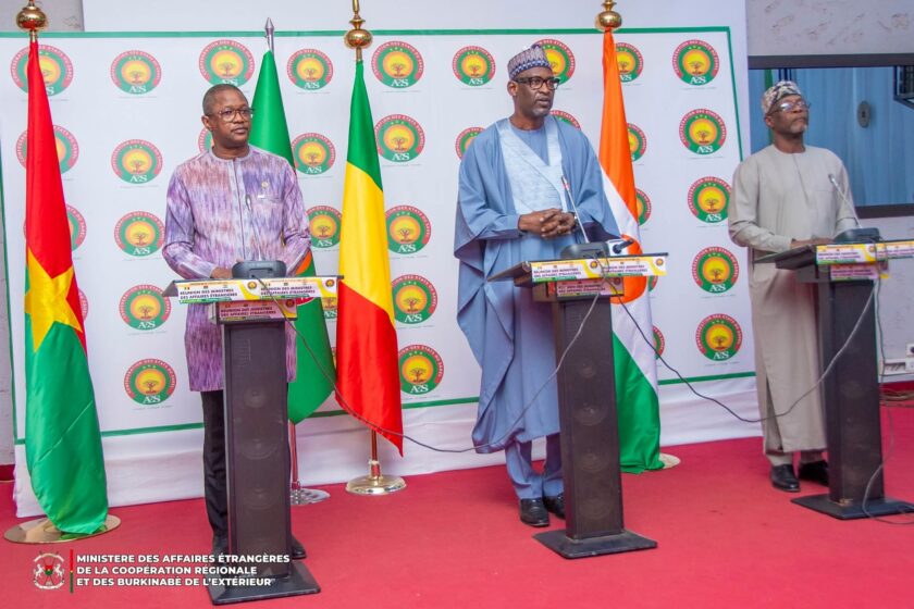 Clôture de la Réunion des ministres des Affaires étrangères de l'AES, 26 novembre 2025