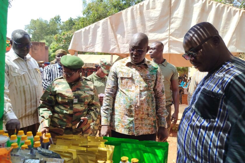 Lancement de la première édition de la Foire des produits forestiers non ligneux (PFNL) de la région du Kadiogo, 6 novembre 2025