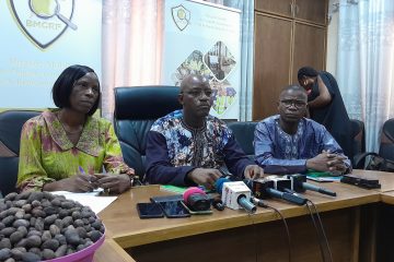 Conférence de presse saisies des amendes de karité par la BMCRF, 21 novembre 2025