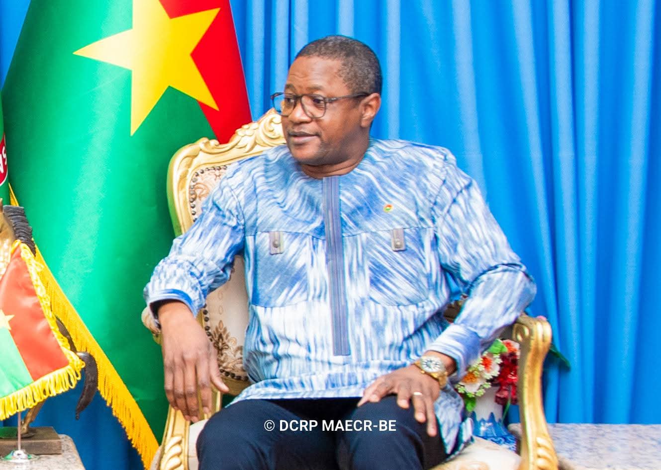 Tête à tête entre les ministres des Affaires étrangères de la Côte d'Ivoire et du Burkina Faso, 6 décembre 2025