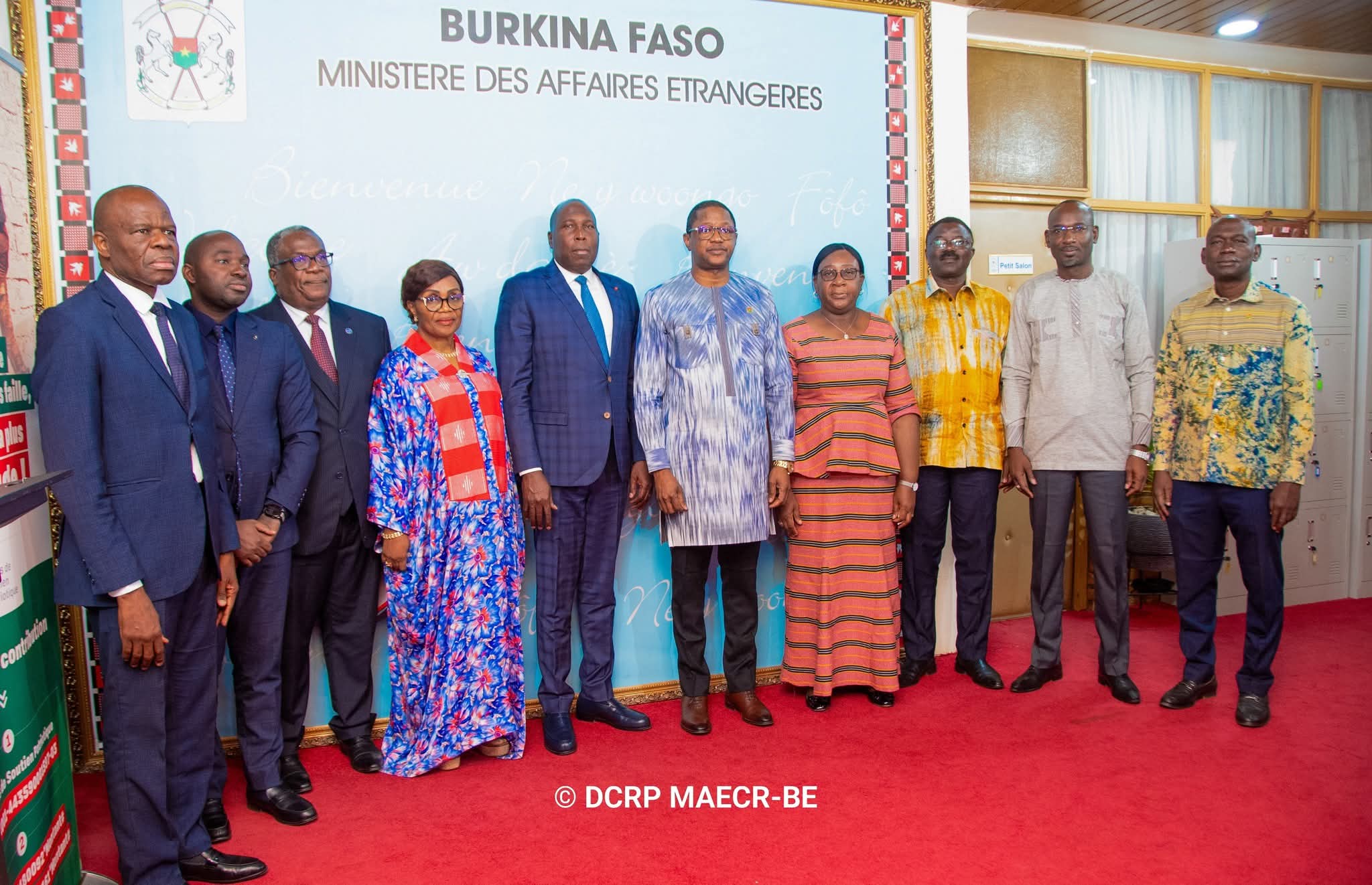 Tête à tête entre les ministres des Affaires étrangères de la Côte d'Ivoire et du Burkina Faso, 6 décembre 2025