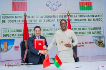 La réunion ministérielle de la cinquième session de la commission mixte de coopération entre le Burkina et le Maroc, 10 décembre 2025