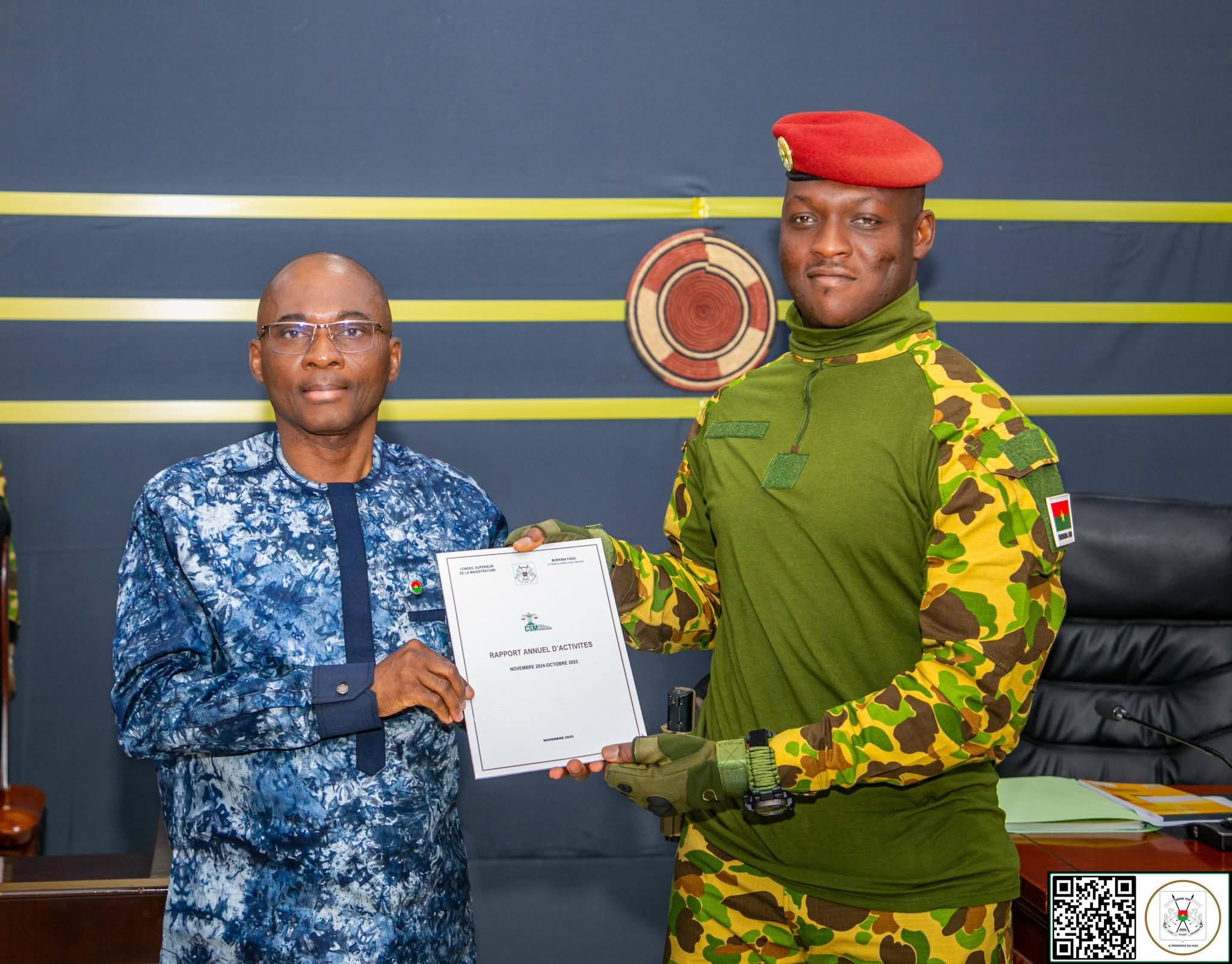 La 1ere rencontre statutaire de l’année 2025 des membres du Conseil supérieur de la magistrature (CSM), 15 décembre 2025