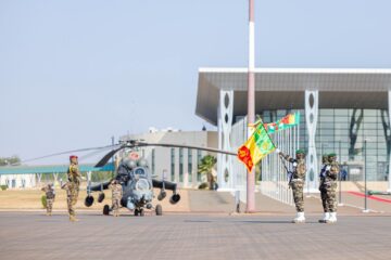 Cérémonie de remise de l'etandard de la Force unifiée de l'AES marquant son activation, 20 décembre 2025