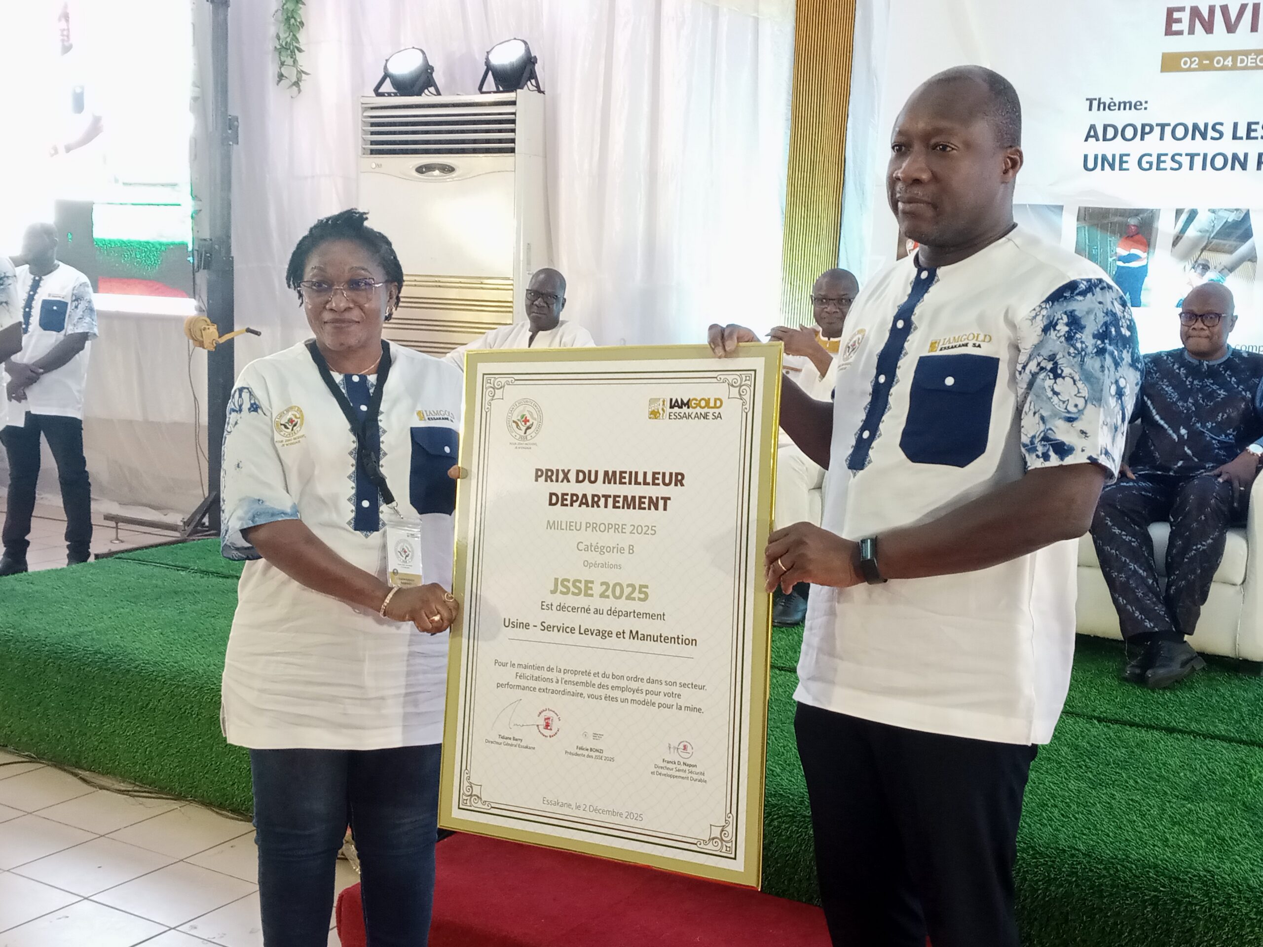 Lancement des JSSE 2025 de Essakane, 2 décembre 2025 à Ouagadougou