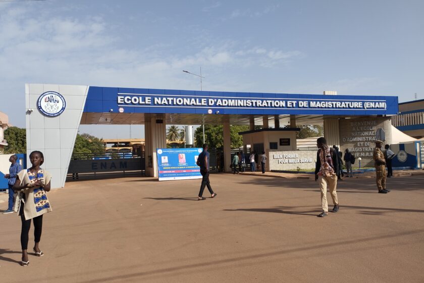 Inauguration de la façade de l'ENAM financée par Essakane, 9 décembre 2025 à Ouagadougou
