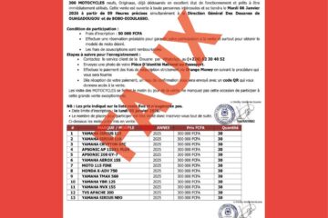 Fausses enchères vente moto