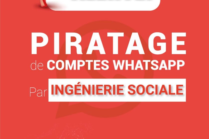 Alerte de la BCLCC sur le piratage de compte Whatsapp