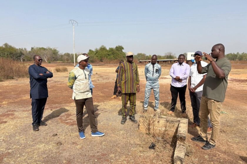 Visite du secrétaire du BN-GPB à la vallée de Samandeni, 12 janvier 2026