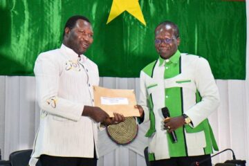 Cérémonie d'installation du nouveau président de l'UJKZ, le Pr Antoine Béré, 28 janvier 2026