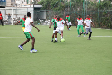 En marge de la CAN Maroc 2025, l'AJSB et l'UNSE ont joué un match à Casablanca, 4 janvier 2025